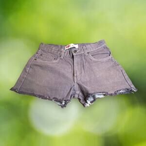 Levi's Gray 505 Cutoff Denim Cotton Jean Shorts Size Girl's 16 Reg